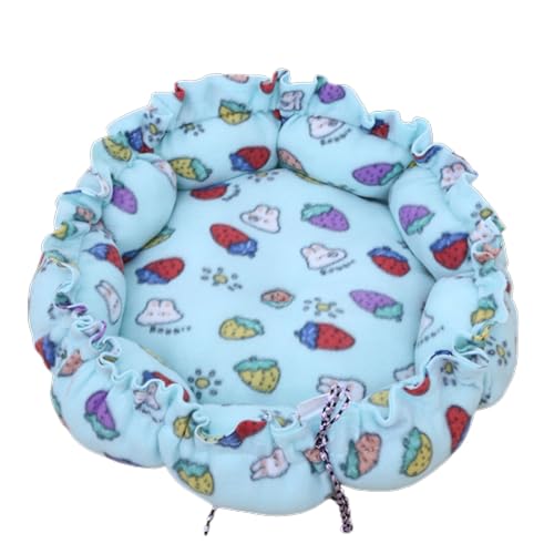 TSBB Round Cat Bed Deep Sleeping Bed Dog Cat Winter House Drawstring Design Pet Mat for Kitten Puppy Sleeping Supplies von TSBB