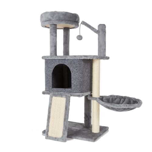 TSCOMON Moderner Katzenbaum für Hauskatzen, 93,2 cm, Grau von TSCOMON