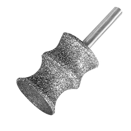 TSLOBIT Diamant-Nagelschleifer-Aufsatz, 0,35 cm (1/8 Zoll) Haustier-Nagelschleifer-Rad für Dremel-Hunde-Nagelschleifer, Diamant-Rotorations-Bit für Hunde und Haustiere, Nagelpflege (groß B) von TSLOBIT