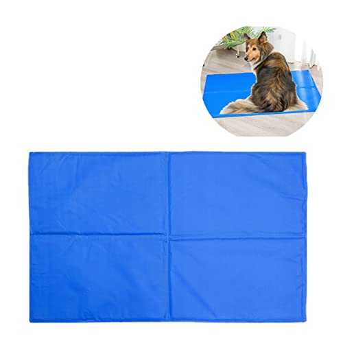 TSQZE Haustier Kühlmatte Haustier Eismatte Selbstkühlende Matte, Abkühlung Sommerr, Ungiftiges Gel Kühldecke Für Kisten, Hundehütten Betten (3XL120*75CM) von TSQZE