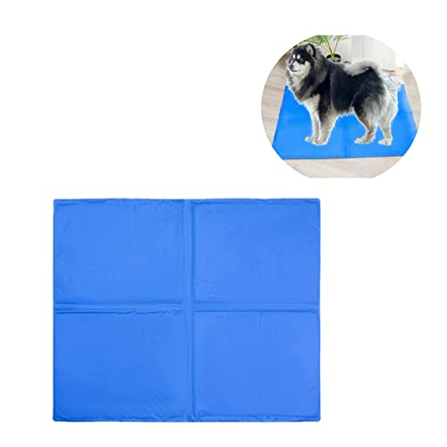 TSQZE Haustier Kühlmatte Haustier Eismatte Selbstkühlende Matte, Abkühlung Sommerr, Ungiftiges Gel Kühldecke Für Kisten, Hundehütten Betten (XXL96*81CM) von TSQZE