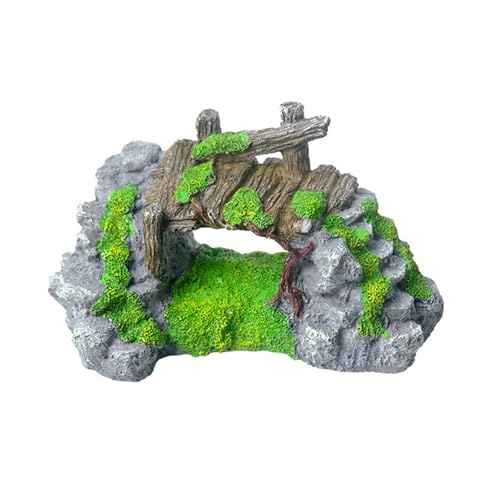 TTTLLNN Aquarien Landschaft Gras Harze Aquarien Dekorationen Kunst Terrarium Lebensraum Ornamente Treibholz Handwerk von TTTLLNN