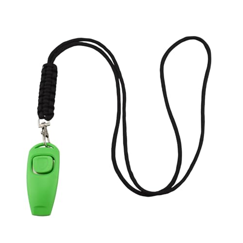 TTTLLNN Profi Hundepfeifen mit Clicker Gerät Praktische Hundetraining Pfeifen mit Umhängeband für Outdoor Indoor von TTTLLNN