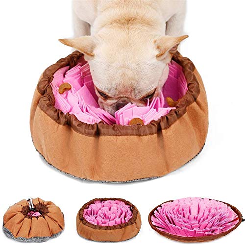 TTinah Hunde Schnüffelteppich Schnüffelteppich Hund Groß Hundespielzeug Intelligenzspielzeug for Ermutigung Zur Nahrungssuche Hunde Beschäftigung pink von TTinah
