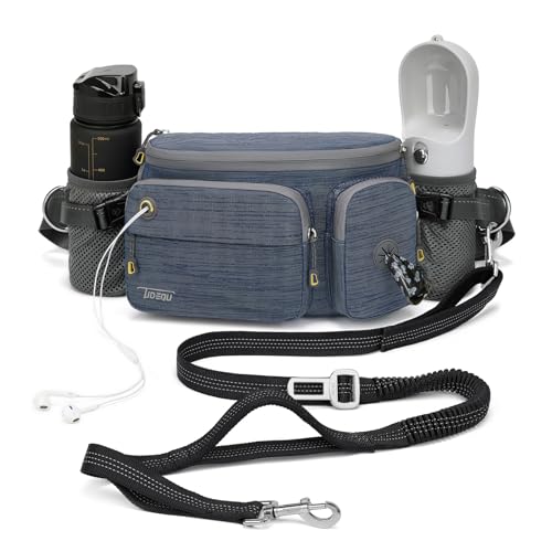 TUDEQU Hand Free Dog Leash with Waist Pack von TUDEQU