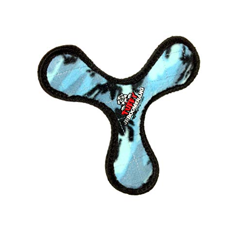 Tuffy's Junior Hundespielzeug Boomerang, camouflage, blau von TUFFY