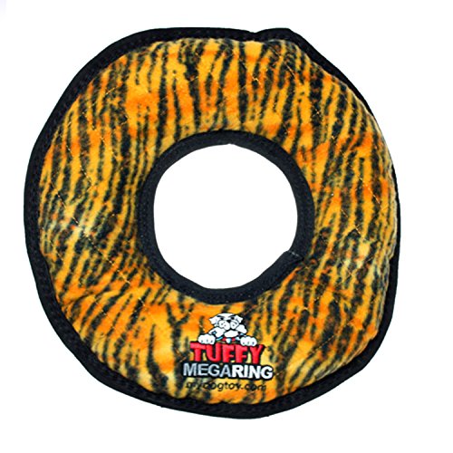 Tuffy's Mega Hundespielzeug Ring, Tigermuster von TUFFY