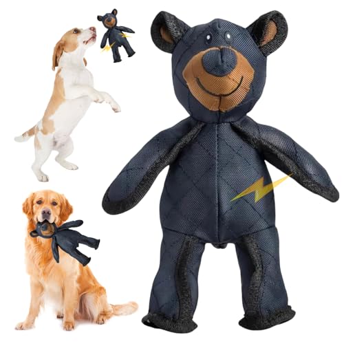 Hundespielzeug Unkaputtbar Bär, Quietschendes Bären Hundespielzeug, Indestructible Dog Chew Toy, Unbreaka Bear Dog Toy, Robustbär Hundespielzeug, Hundespielzeug Unzerstörbar Für Aggressive Kauer von TUIBEIDAMAI