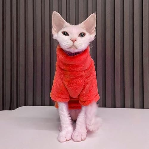 TUITA Modischer Katzenpullover, Kätzchen-Kleidung, Jagdhund-Hoodie-Kleidung für Sphinx-Katzen-Outfit, Haustier-Overalls von TUITA