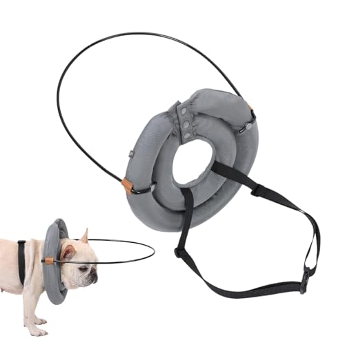Ringhalsband für blinde Hunde, Stoßstangenschutz für blinde Hunde | Führungsgerät für Stoßstangenhalsbänder für Haustiere | Bequem, Augenschutz, Haustierbedarf für blinde Hunde und Katzen sowie Hausti von TUJOBA