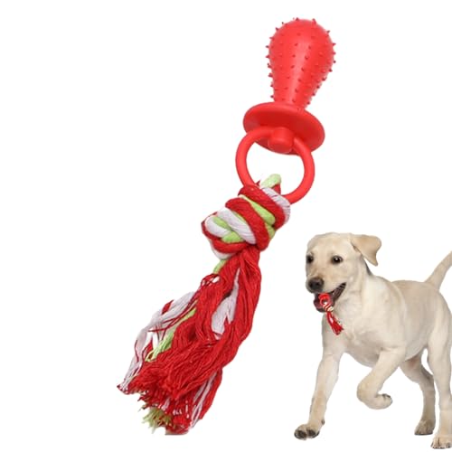 TUJOBA Weiches Kauspielzeug für Hunde - Mundpflege-Kauseil für Hunde - Kauspielzeug in Lebensmittelqualität, weiches Hundespielzeug, zahnendes Welpenspielzeug für Training, Haustiere, Mundgesundheit von TUJOBA