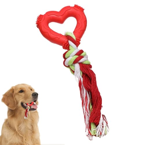 TUJOBA Weiches Kauspielzeug für Hunde - Mundpflege-Seil-Hundespielzeug - Beißspielzeug für Welpen, langlebiges Kauspielzeug für Welpen, zum Spielen und Training von TUJOBA