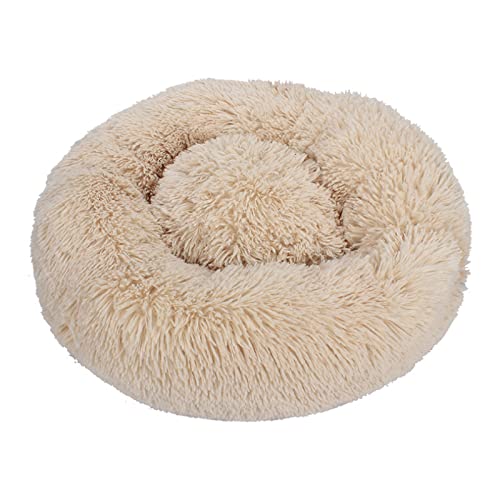 Hunde Bett Katzenbett Hundebett Flauschig Winterwarme Hundehütte Plüschtierhütte Vier Jahreszeiten Erhältlich Teddy Hundehütte Matratze Katzenhütte Heimtierbedarf, Beige, 100 Breite * 20 Höhe Cm von TUPMITUPO