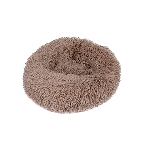 TUPMITUPO Hunde Bett Katzenbett Hundebett Flauschig Abnehmbare Und Waschbare Runde Plüsch Hundehütte Und Katzenhütte Für Vier Jahreszeiten, Hundematte, Katzenmatte, Haustiermatte, Reisknödel, 120cm von TUPMITUPO