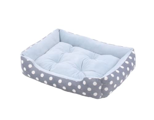 TUPMITUPO Hunde Bett Katzenbett Hundebett Flauschig Teddy-zwinger Four Seasons Universal-hundematratze Für Große Und Kleine Hunde Und Katzen, Haze Blue, 70 cm von TUPMITUPO