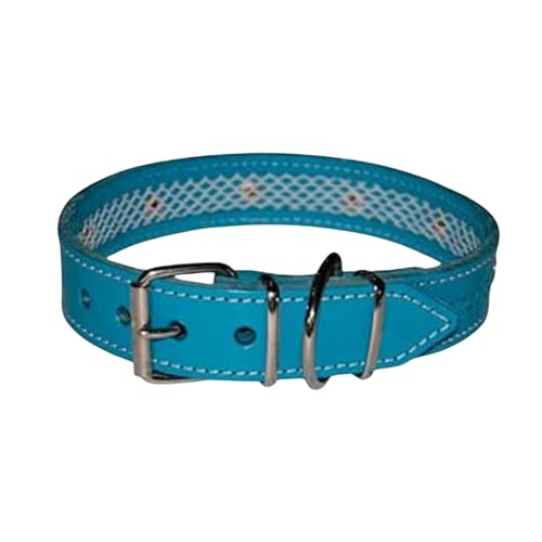 TUYNEC - Hundehalsband Leder mit Schutznetz für Flohhalsband Hunde, Hundehalsband das schützt und die Lebensdauer des Zeckenhalsbands für Hunde verlänger von TUYNEC