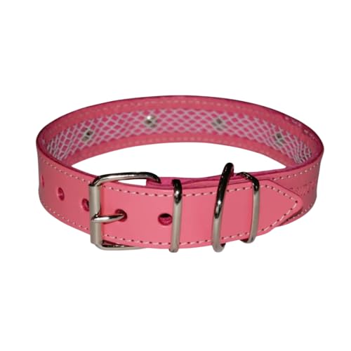 TUYNEC - Hundehalsband Leder mit Schutznetz für Flohhalsband Hunde, Hundehalsband das schützt und die Lebensdauer des Zeckenhalsbands für Hunde verlängert von TUYNEC