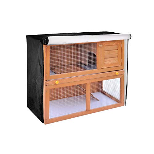 TUYU Rubbit Hutch Cover Wasserdicht & Staubdicht Käfigabdeckung Kleine Stall Abdeckung für Rubbits, Katzen, Hamster, Kätzchen, Haustierhaus Zubehör 1911CWL0201 von Dttra