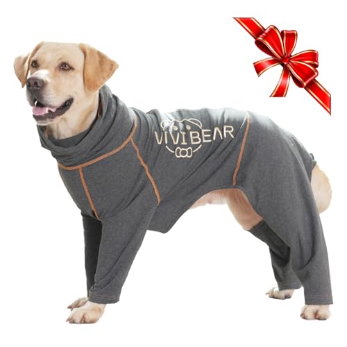 Hund Chirurgie Erholung Anzug für weibliche männliche Hunde, weiche Hund Einteiler Wundschutzanzüge Bauch Wunden Protector, Chirurgische Spay Shirt Anti-Lecken für große mittlere Hund Schlafanzug, XXL von TVMALL