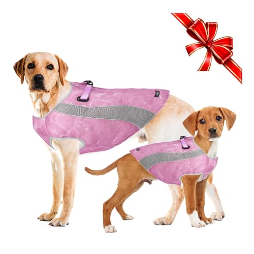 Hundemantel für kaltes Wetter und Hundeweste für den Sommer Multifunktionale Hundejacke mit reflektierenden Streifen, winddichter und Warmer Hundemantel im Winter, kühlende Weste für Hunde im Sommer von TVMALL