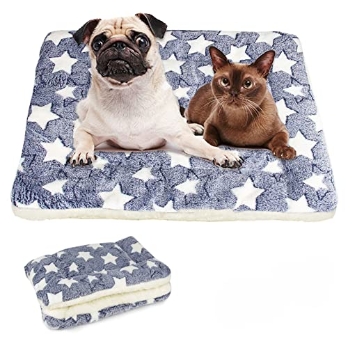 TVMALL Hunde Katzen Schlafmatte superweich Hundekissen Betten Matte Waschbar Kuschel Sofas Kissen Haustier Nest Zwinger Auto Reisedecke Vier Jahreszeiten Universal - Reversibel von TVMALL