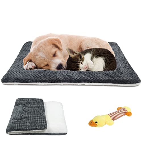 TVMALL Katzenkissen Hundebett Decke Wendbares Schlafmatte Kuschelbett für Katzen Waschbar Decken für Hunde Matte & Sofas für Katzen Bequem und Weich Flauschig Welpenkorb Katzen Bettmatten, 50 x 40cm von TVMALL