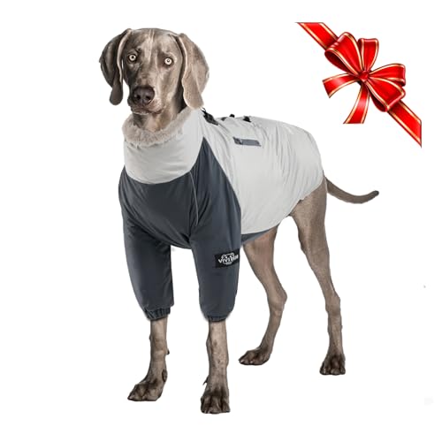 Winter Hundemantel mit Geschirrschnalle, Winddichte wasserdichte Hundefleecejacke, Weicher Fleece Pullover Weste Warmer Hundeschneeanzug für Kaltes Wetter mit Taschen für Mittlere Große Hunde, M von TVMALL