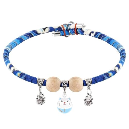 Katzenhalsbänder Quick Release Reflective Kitten Halsband mit Glocke (Gewicht: 2.5-5KG) von TZL