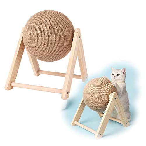 Kaktus Haustier Katze Kratzbaum Sisal Seil Kaktus Katze Kratzbrett Ball Klettern Kratzbaum mit Ball Track für Kätzchen Interaktive Katze Kratzbaum Indoor Schützt Möbel Indoor Katzen Schutz von TaYoung