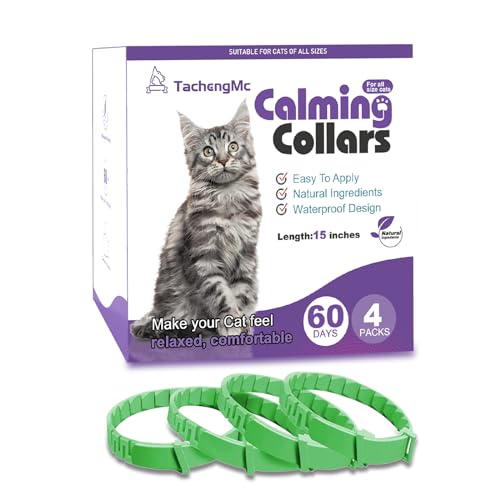 TachengMc Beruhigendes Halsband für Katzen, Katzenhalsbänder, effiziente Linderung von Angstzuständen, Stress und macht es bequem, entspannt, Pheromonhalsband, Katzenhalsband, Katzenhalsband, von TachengMc