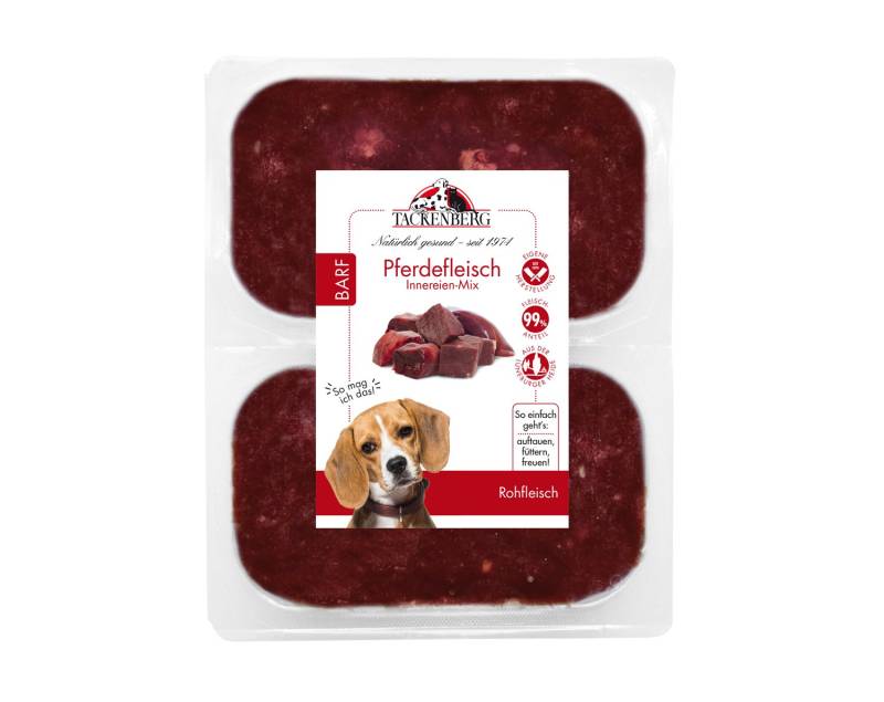 BARF Innereienmix vom Pferd für allergische Hunde - 14 x 500 g - Premiumqualität von Tackenberg von Tackenberg