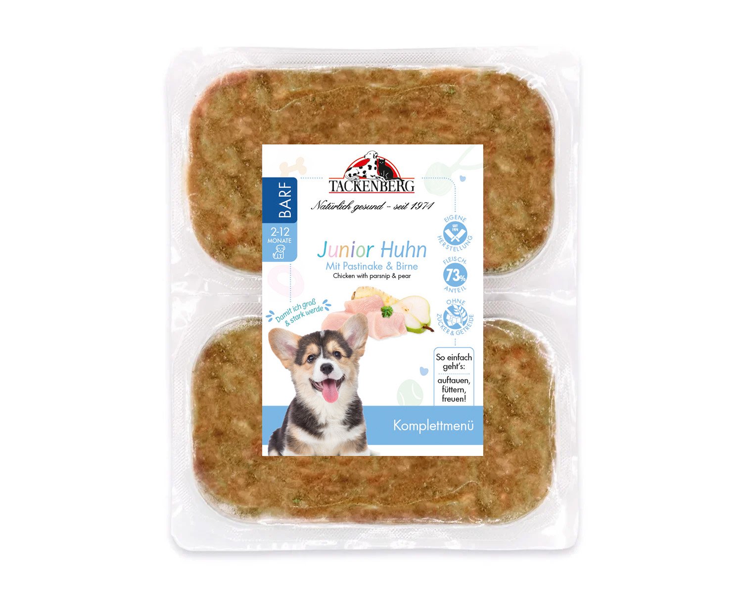 BARF Junior vom Huhn | Online bei Tackenberg - 14x500 g - Premiumqualität von Tackenberg von Tackenberg