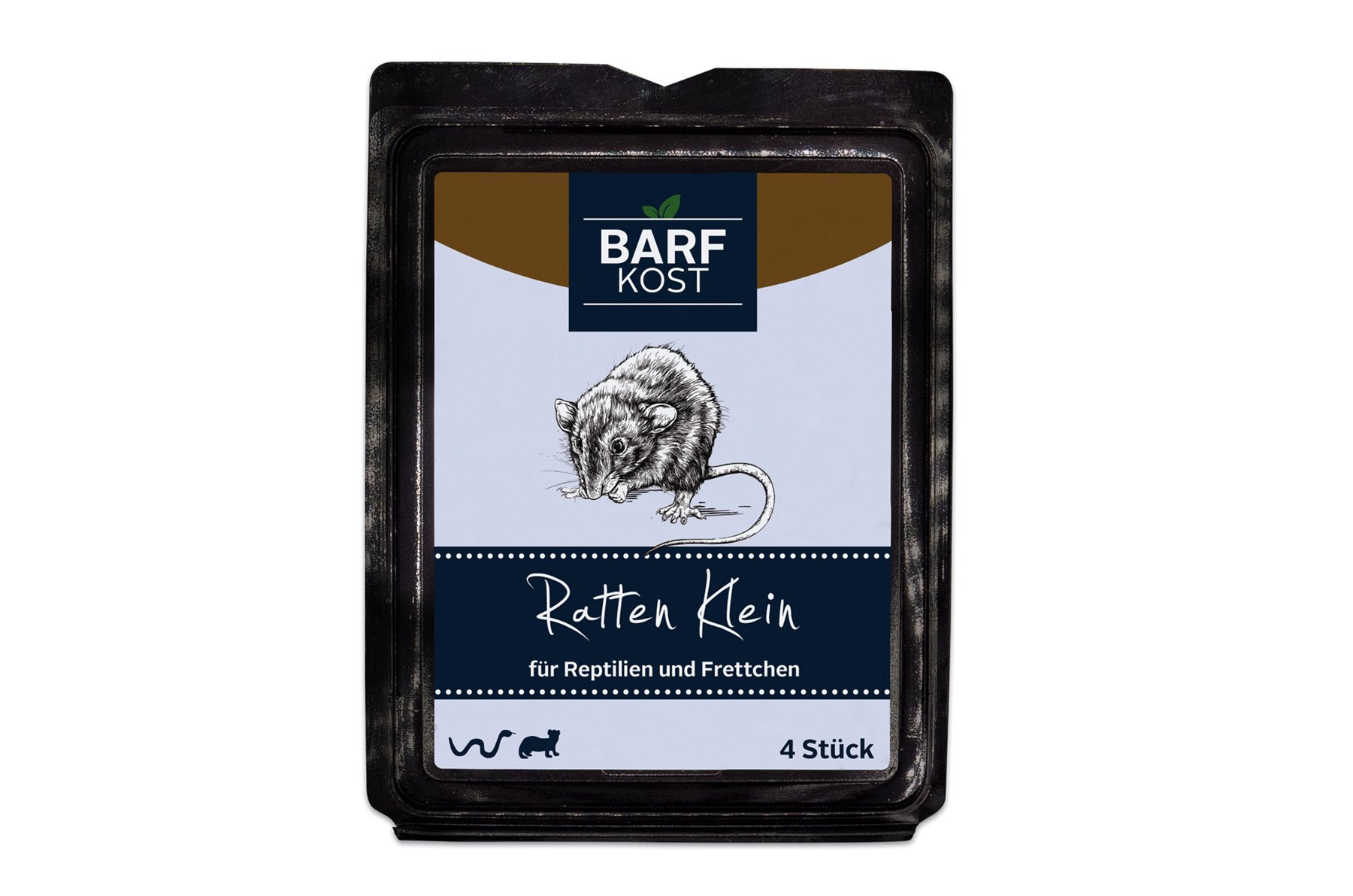 BARF-Kost Ratten klein - 4 Stk. - 4 Stk. - Premiumqualität von Tackenberg von Tackenberg