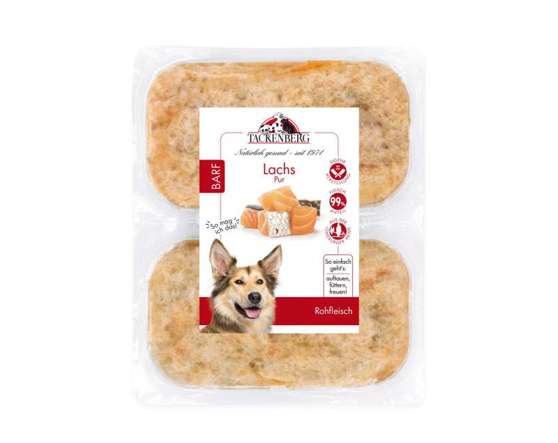 BARF Lachs pur für Hunde & Katzen  - 14 x 500 g - Premiumqualität von Tackenberg von Tackenberg