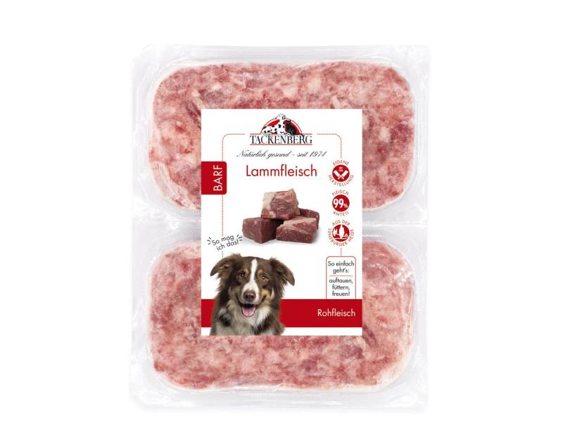 BARF Lammfleisch für Hunde & Katzen  - 14 x 500 g - Premiumqualität von Tackenberg von Tackenberg