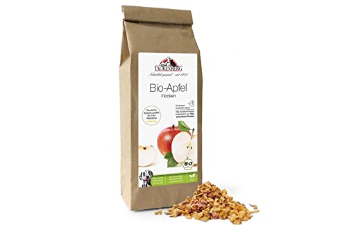 Bio-Apfel-Flocken - die fruchtig-süße Barf-Ergänzung für Hunde - 200 g - Premiumqualität von Tackenberg von Tackenberg