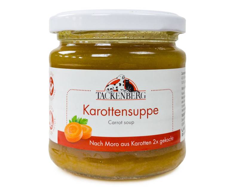 Karottensuppe für Hunde - bei Durchfall | TACKENBERG - 6 x 485 ml - Premiumqualität von Tackenberg von Tackenberg