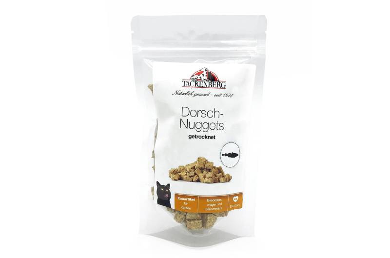 Dorsch Nuggets getrocknet für Katzen  - 100 g - Premiumqualität von Tackenberg von Tackenberg