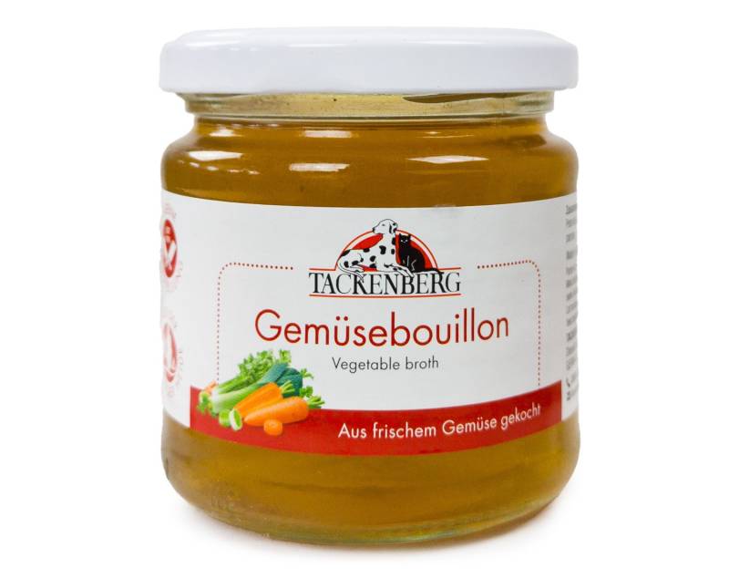 Gemüsebrühe für Hunde - lecker & gesund  | TACKENBERG - 200ml - Premiumqualität von Tackenberg von Tackenberg