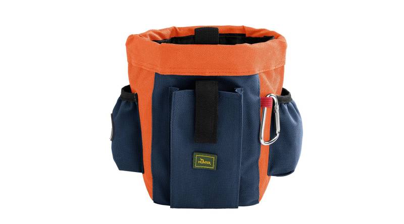 HUNTER Gürteltasche Bugrino Profi - Grau/Blau, orange - Premiumqualität von Tackenberg von Tackenberg