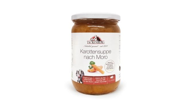 Karottensuppe für Hunde - bei Durchfall | TACKENBERG - 485 ml - Premiumqualität von Tackenberg von Tackenberg