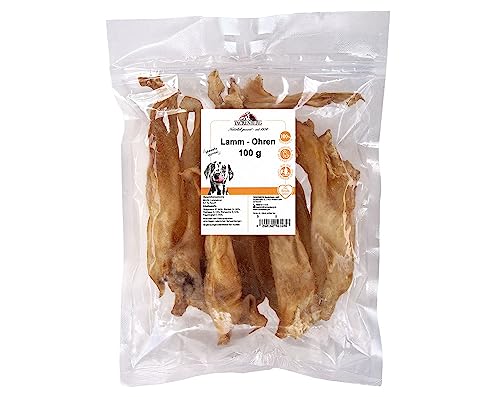 Lammohren getrocknet für Hunde - 500g - Premiumqualität von Tackenberg von Tackenberg