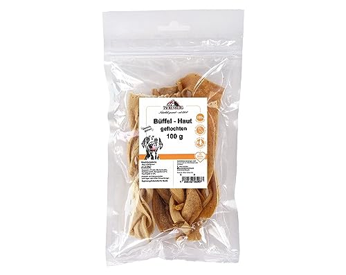 Premium Kauartikel für Hunde vom Büffel | 250g - Premiumqualität von Tackenberg von Tackenberg