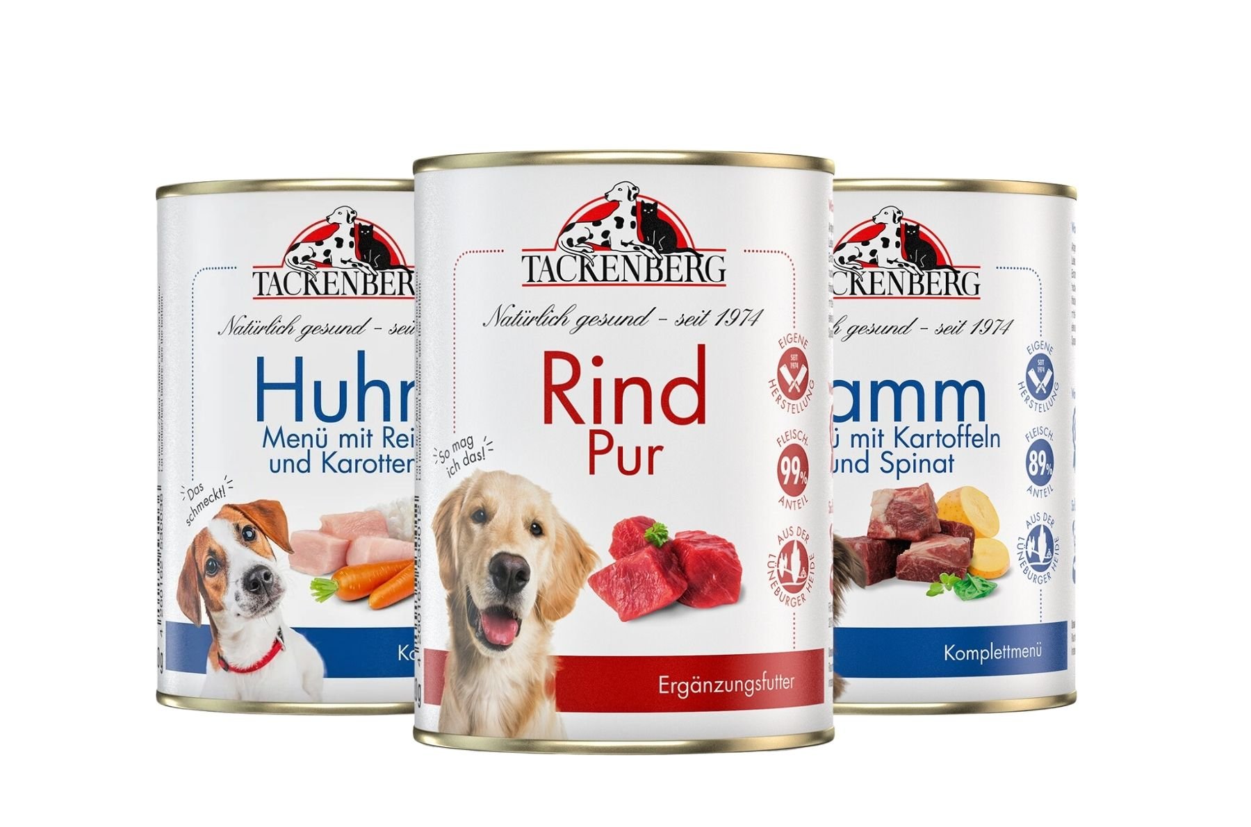 TACKENBERG Premium Dosen Genuss-Trio - 6 x 400g - 6 x 400g - Premiumqualität von Tackenberg von Tackenberg