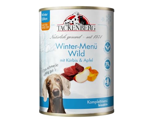 TACKENBERG Winterliches Nassfuttermenü vom Wild mit Kürbis & Apfel - [Size] - 24x400g von Tackenberg