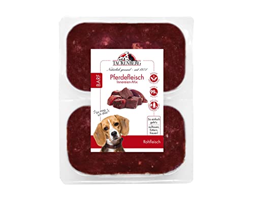 Tackenberg - BARF Innereienmix vom Pferd für allergische Hunde - 28 x 500 g - Premiumqualität von Tackenberg von Tackenberg