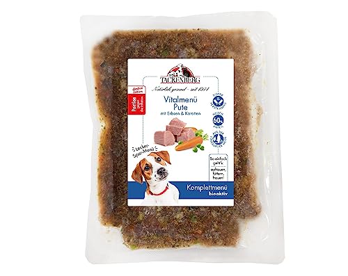 Tackenberg - Barf-Vitalmenü für Hunde von der Pute | Online bei Tackenberg - 14 x 500 g - Premiumqualität von Tackenberg von Tackenberg