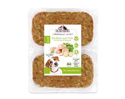 Tackenberg - Bio BARF Menü Huhn & Pastinake für Hunde - 28 x 500 g - Premiumqualität von Tackenberg von Tackenberg