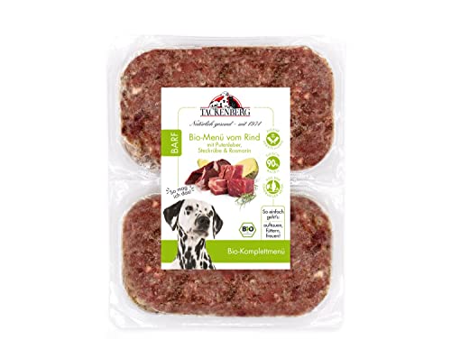 Tackenberg - Bio Barf Menü Rind & Putenleber für Hunde - 28 x 500 g - Premiumqualität von Tackenberg von Tackenberg