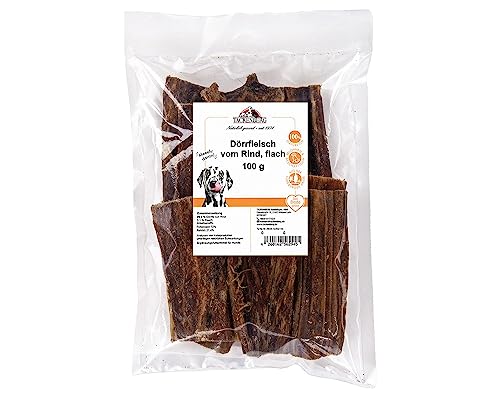 Tackenberg - Dörrfleisch Rind flach getrocknet für Hunde - 500 g - Premiumqualität von Tackenberg von Tackenberg